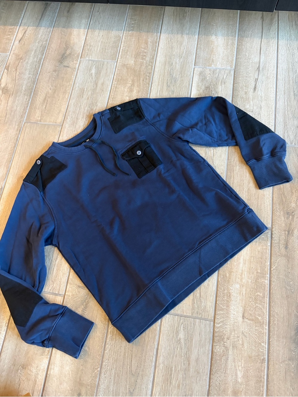J. Peterman blue commando sweatshirt Navy blue men’s XL